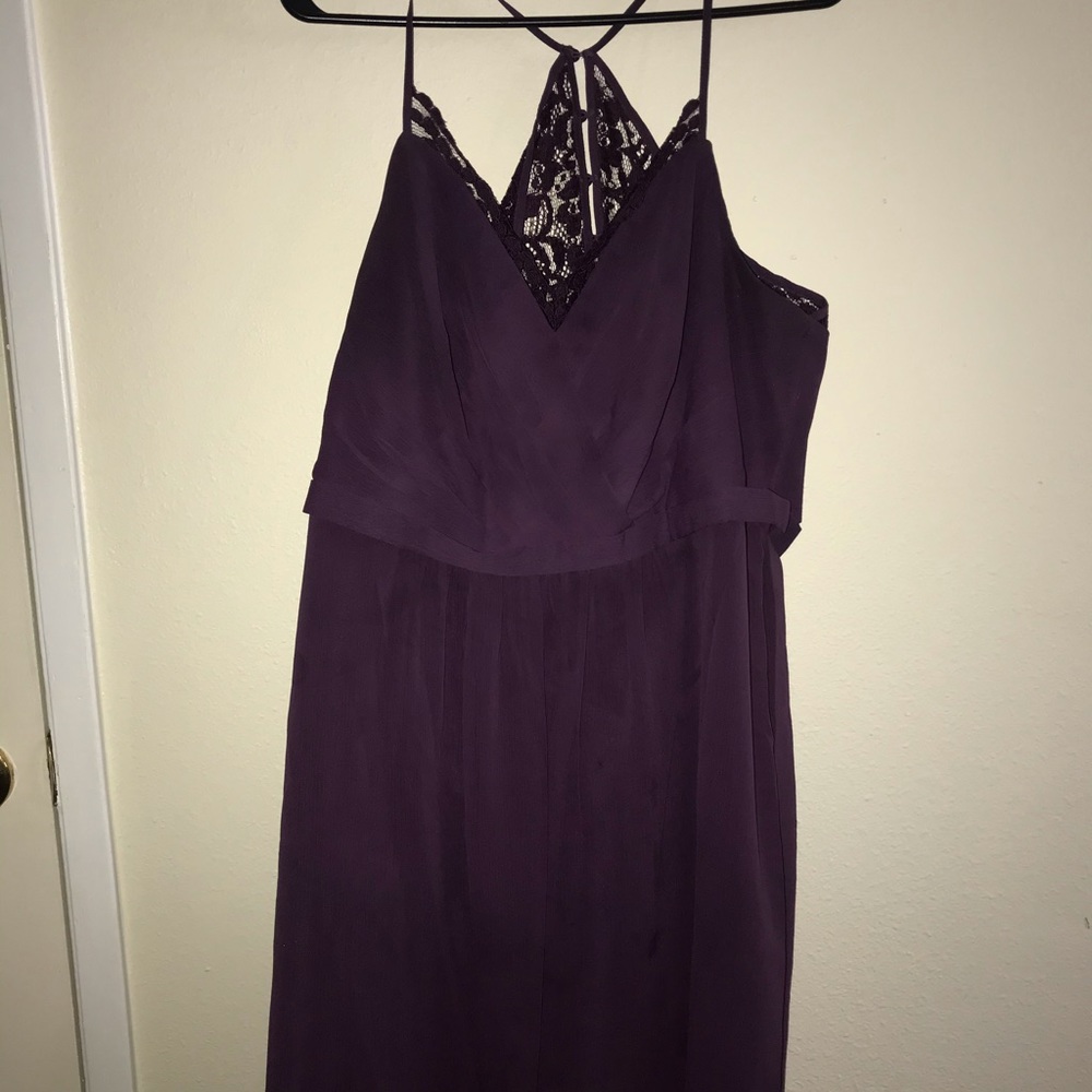 Purple formal dress